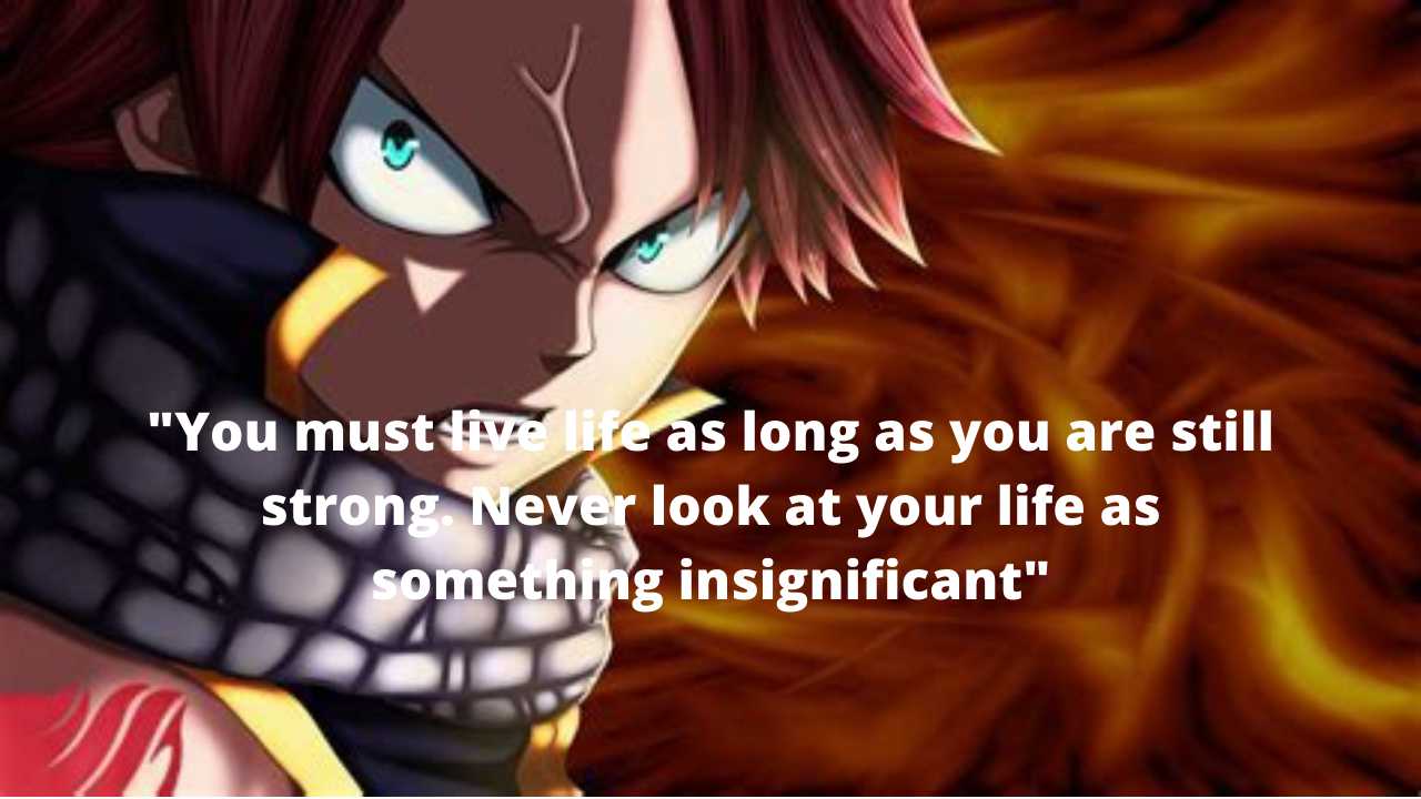 Top Natsu Dragneel Quotes