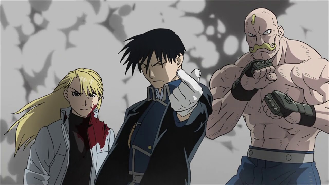 Image result for fullmetal alchemist brotherhood fight scene